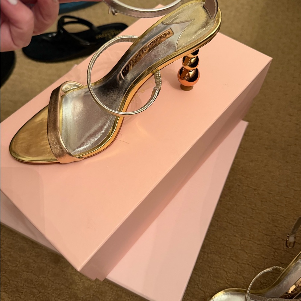 Sophia Webster Gold, Rose gold and Silver Heels - Picture 4 of 7